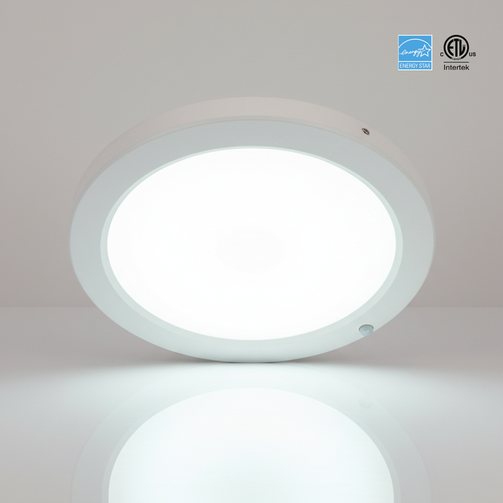 LED Flush Mount / Closet Light with Motion Sensor 5CCT - FM1-MS