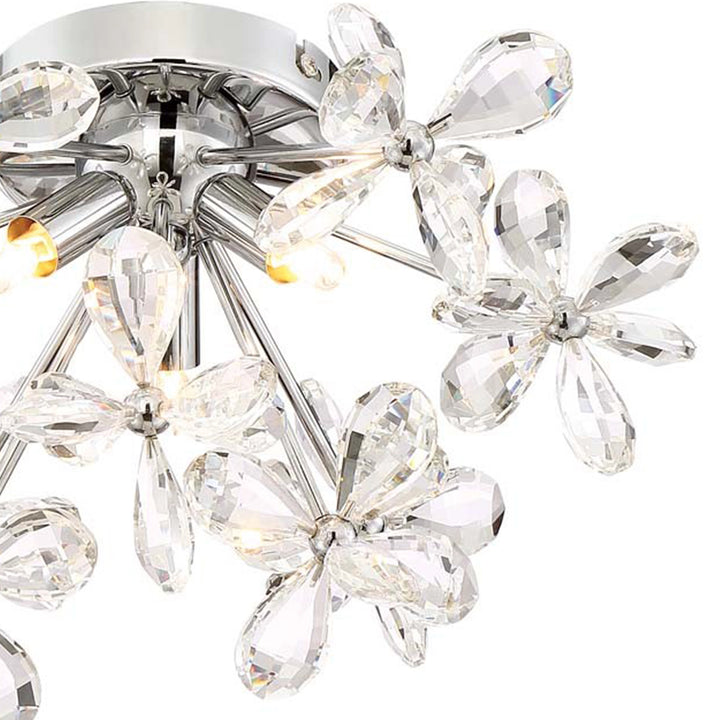 Adelle Crystal Sputnik Flush Mount by Zeev - view 5