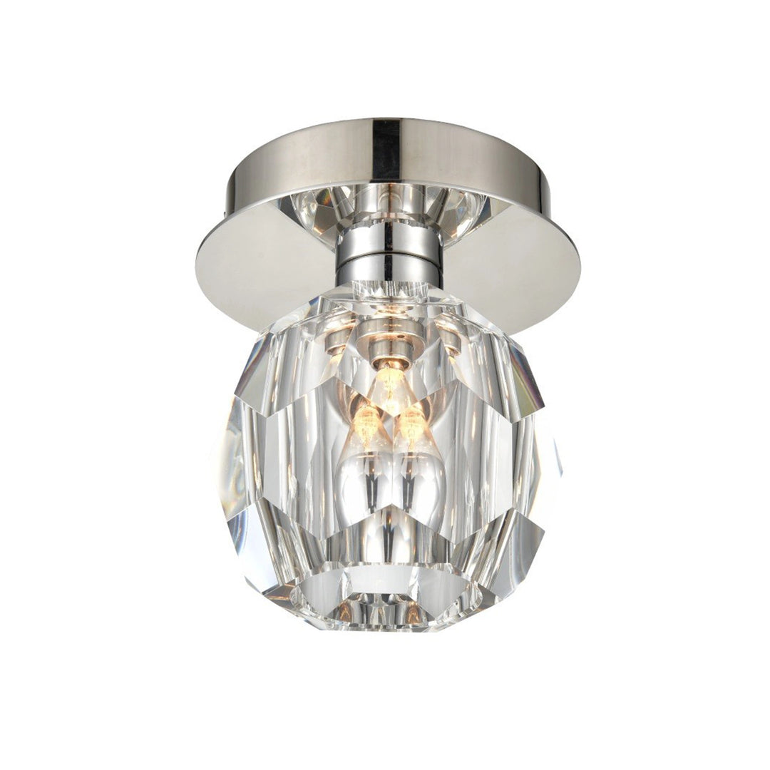 Parisian Crystal Cluster Semi-Flush in Polished Nickel by Zeev