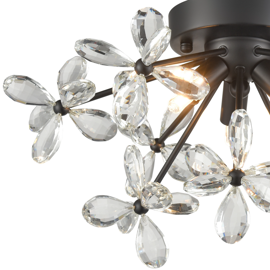 Adelle Crystal Sputnik Flush Mount by Zeev - view 8