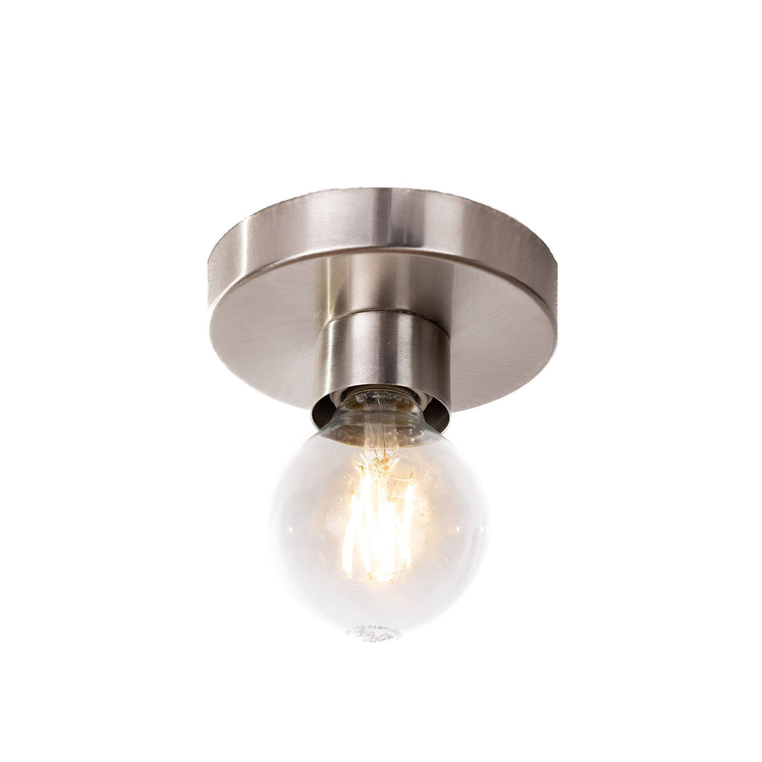 Coy Flush Mount in Brushed Chrome by Russell