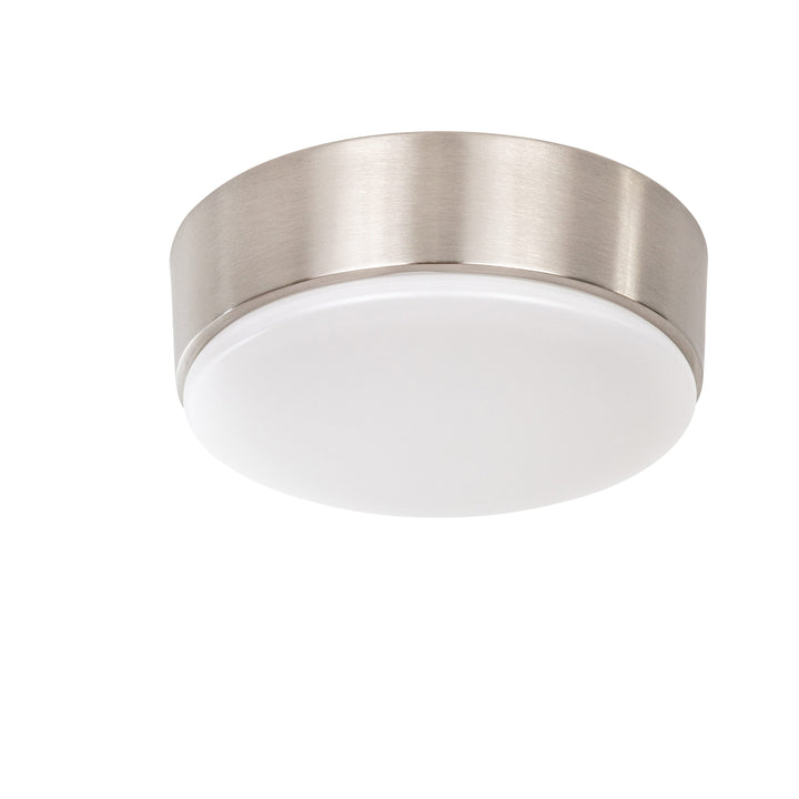 Aylin LED Flush Mount in Brushed Chrome by Russell