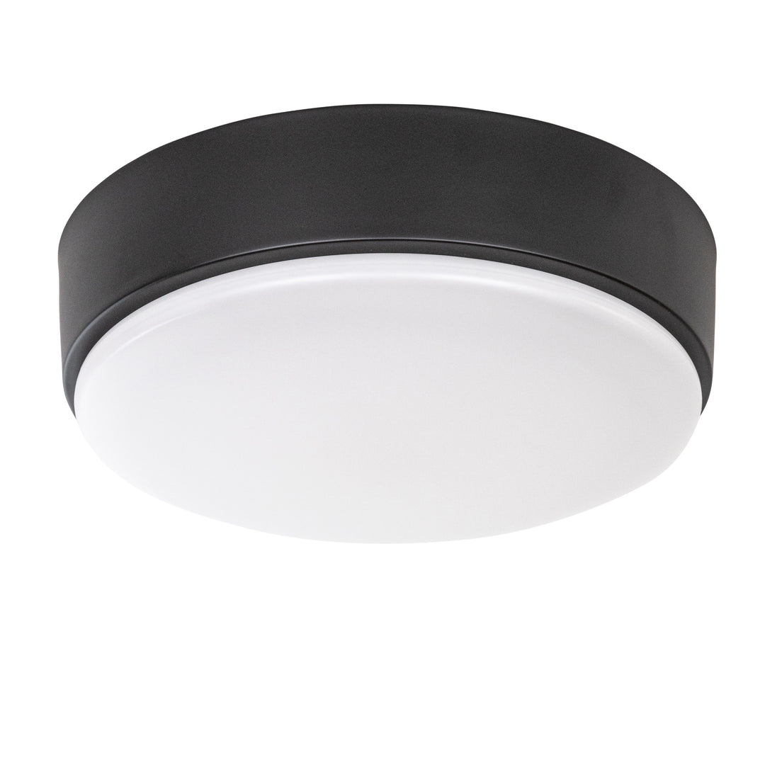 Aylin LED Flush Mount in Black by Russell