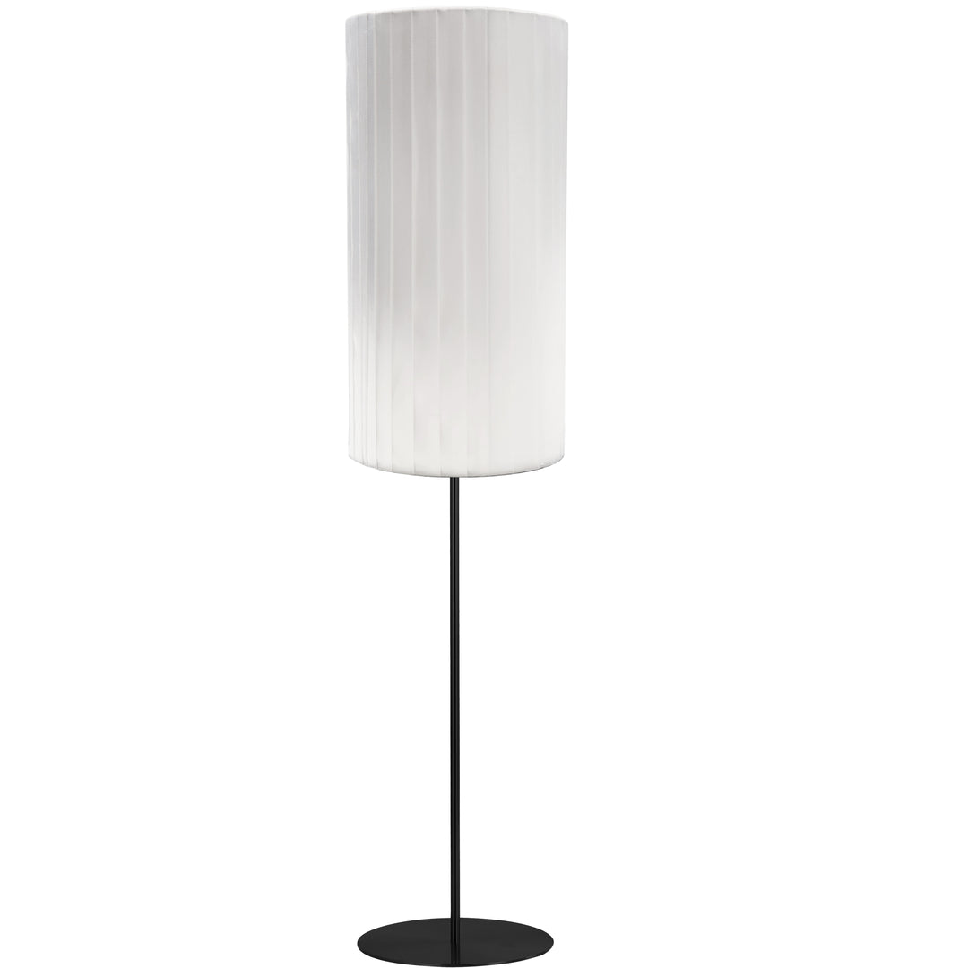 Frankie 1 Light Floor Lamp in Matte Black by Dainolite