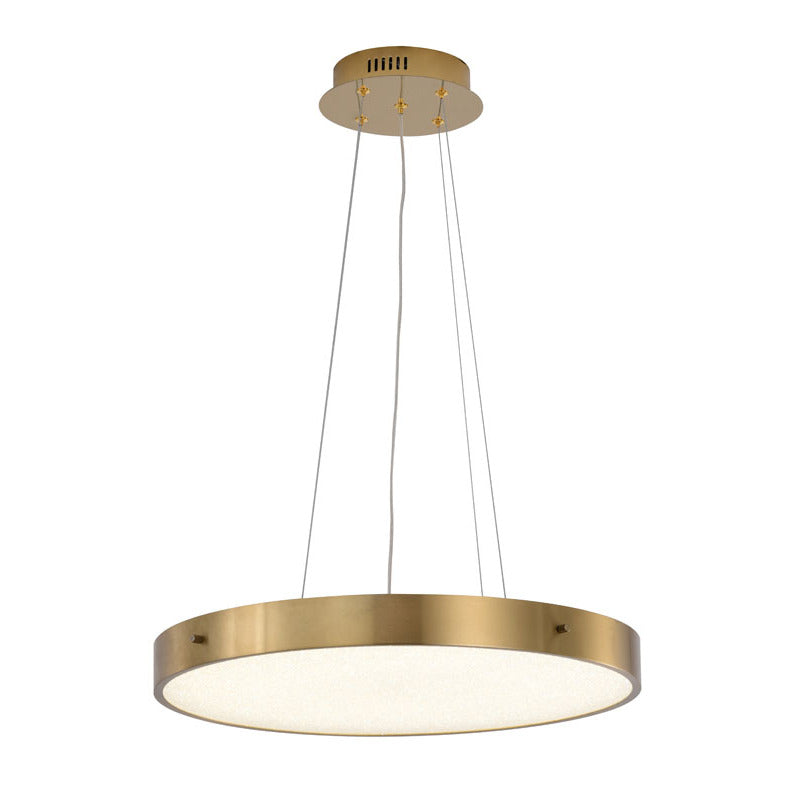Frame LED Chandelier with Clear Acrylic Beaded Diffuser by Bethel - view 2