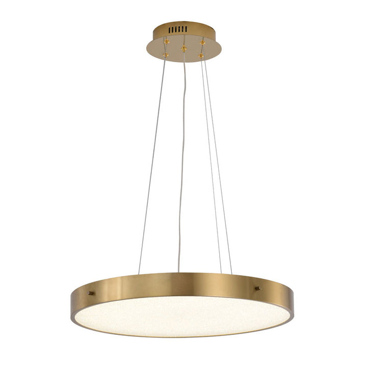 Frame LED Chandelier with Clear Acrylic Beaded Diffuser by Bethel - view 2