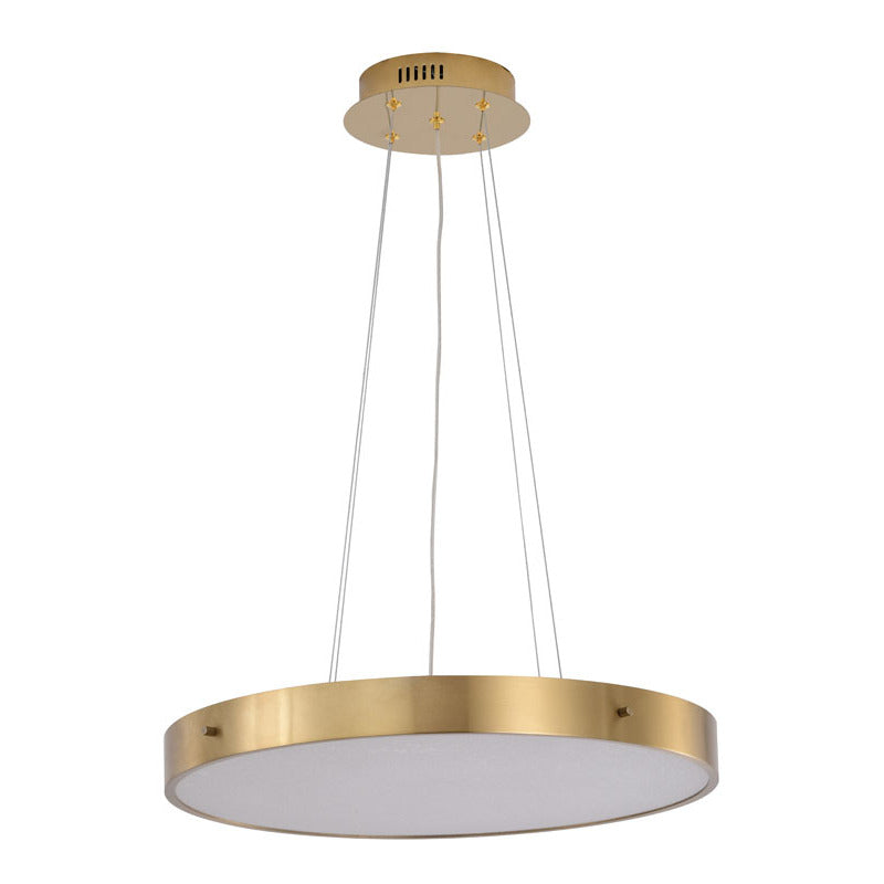 Frame LED Chandelier with Clear Acrylic Beaded Diffuser by Bethel - view 6
