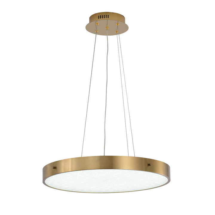 Frame LED Chandelier with Clear Acrylic Beaded Diffuser by Bethel - view 8