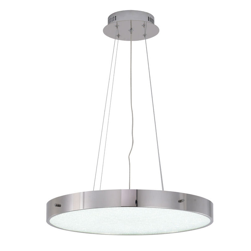 Frame LED Chandelier with Clear Acrylic Beaded Diffuser by Bethel - view 12