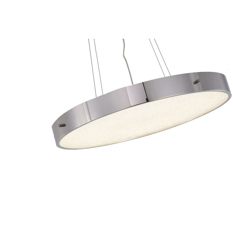 Frame LED Chandelier with Clear Acrylic Beaded Diffuser by Bethel - view 13