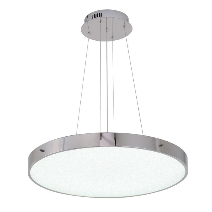 Frame LED Chandelier with Clear Acrylic Beaded Diffuser by Bethel - view 23