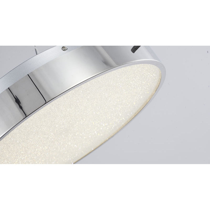Frame LED Flush Mount with Clear Acrylic Beaded Diffuser by Bethel - view 11