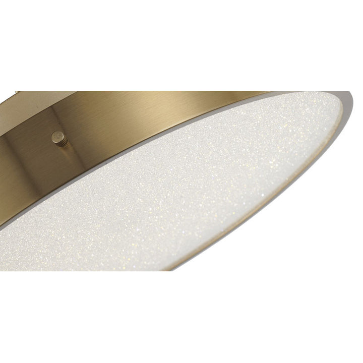 Frame LED Flush Mount with Clear Acrylic Beaded Diffuser by Bethel - view 17