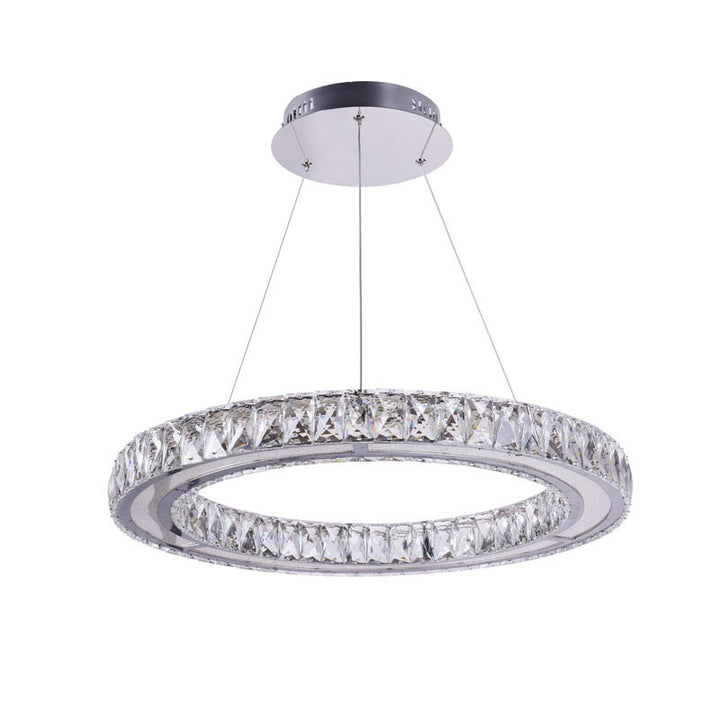 Chrome Crystal Chandelier (FT50) by Bethel - view 2