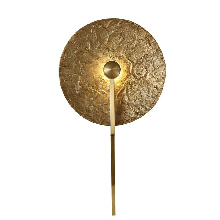 Brass Disk LED Wall Sconce by Bethel