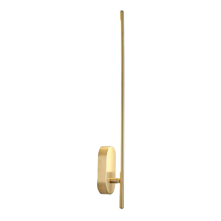 Brass LED Stick Wall Sconce with Silicone Diffuser by Bethel