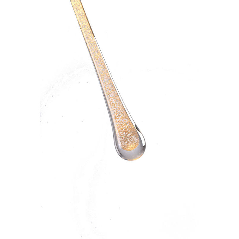 Gold Dusted Clear Glass LED Pendant with Gold Hardware by Bethel - view 3