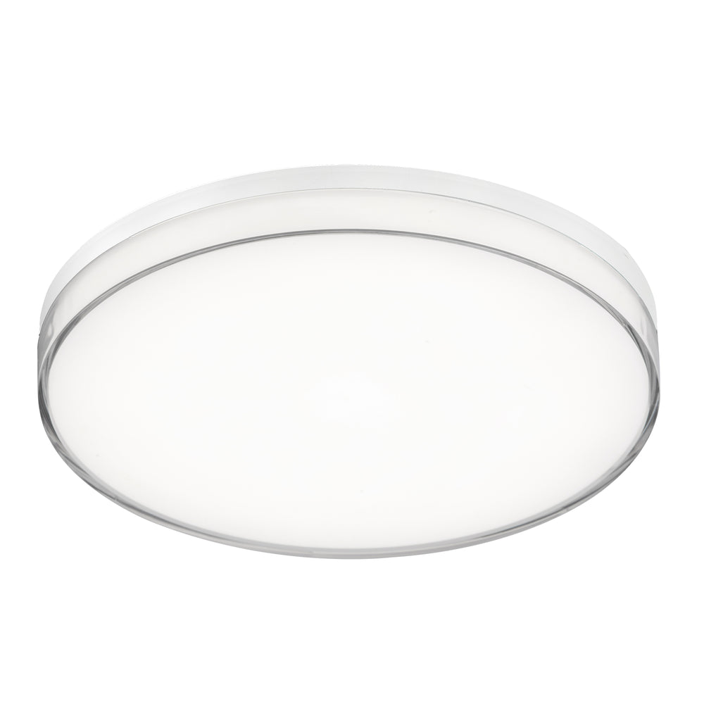 Fotis 22W 5CCT Outdoor Flush Mount in Matte White by Dainolite
