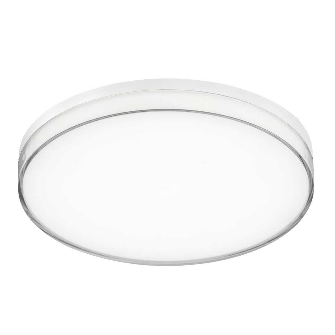 Fotis 22W 5CCT Outdoor Flush Mount in Matte White by Dainolite