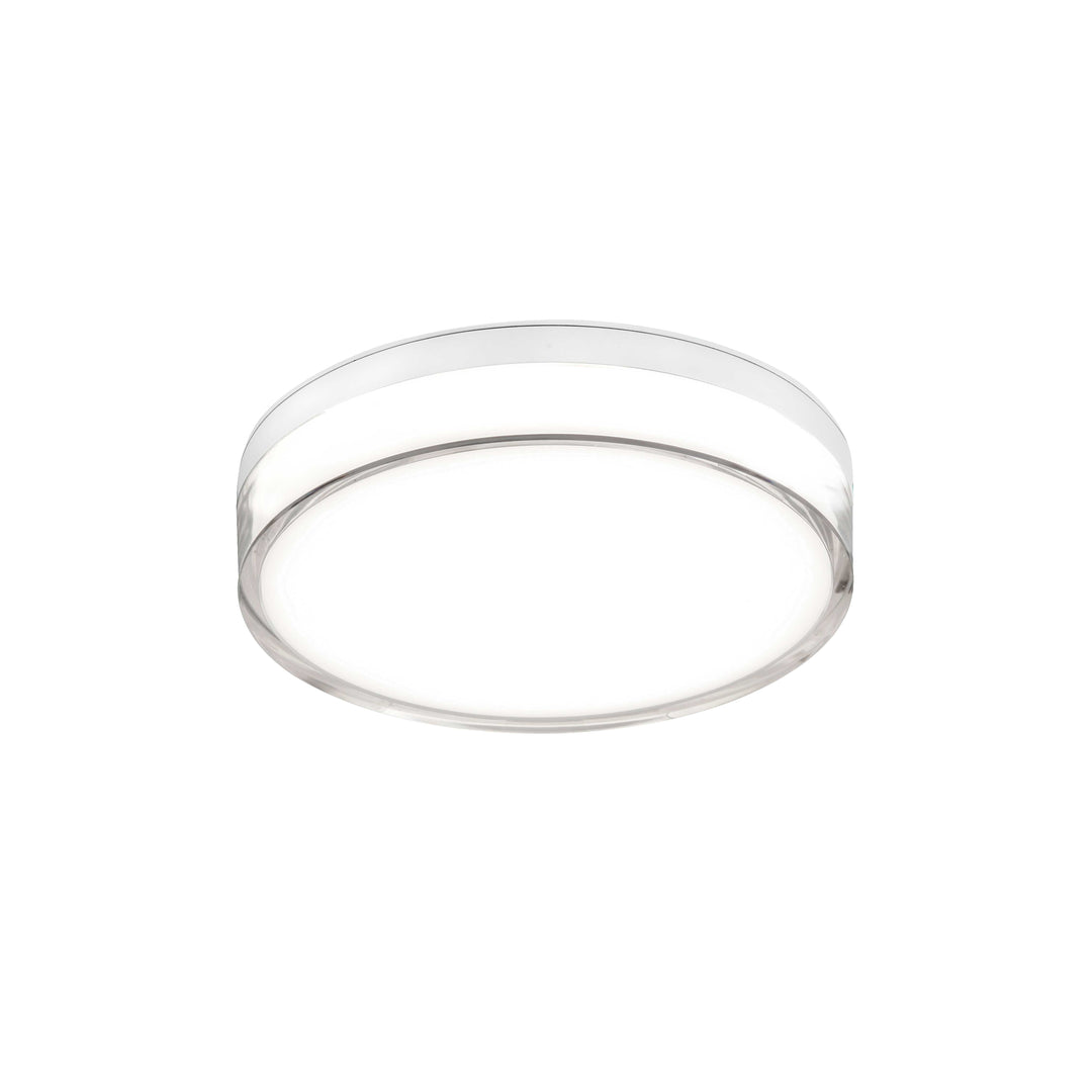 Fotis 10W 5CCT Outdoor Flush Mount in Matte White by Dainolite