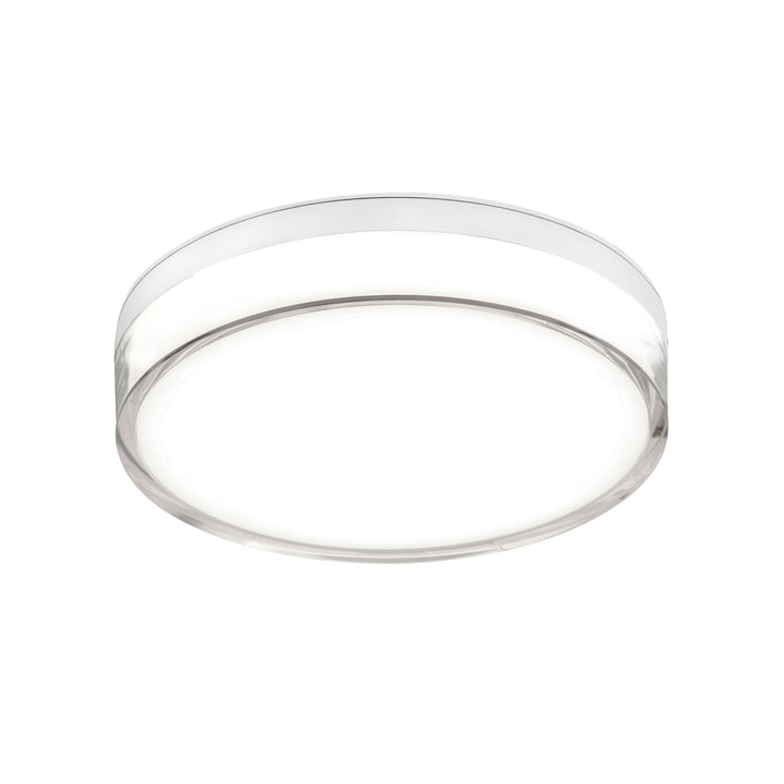 Fotis 15W 5CCT Outdoor Flush Mount in Matte White by Dainolite