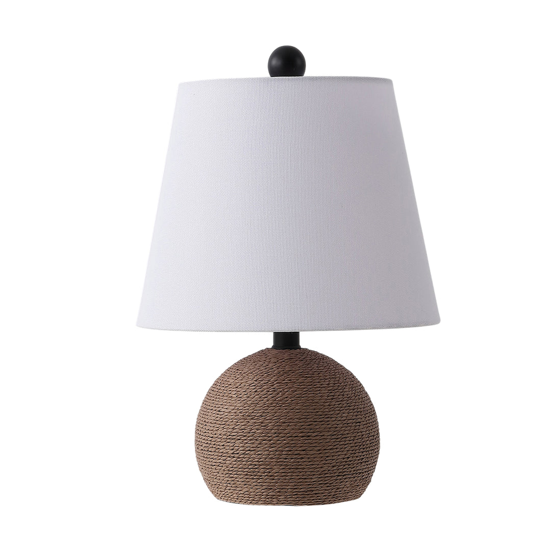 Faye 1 Light Table Lamp in Matte Black by Dainolite