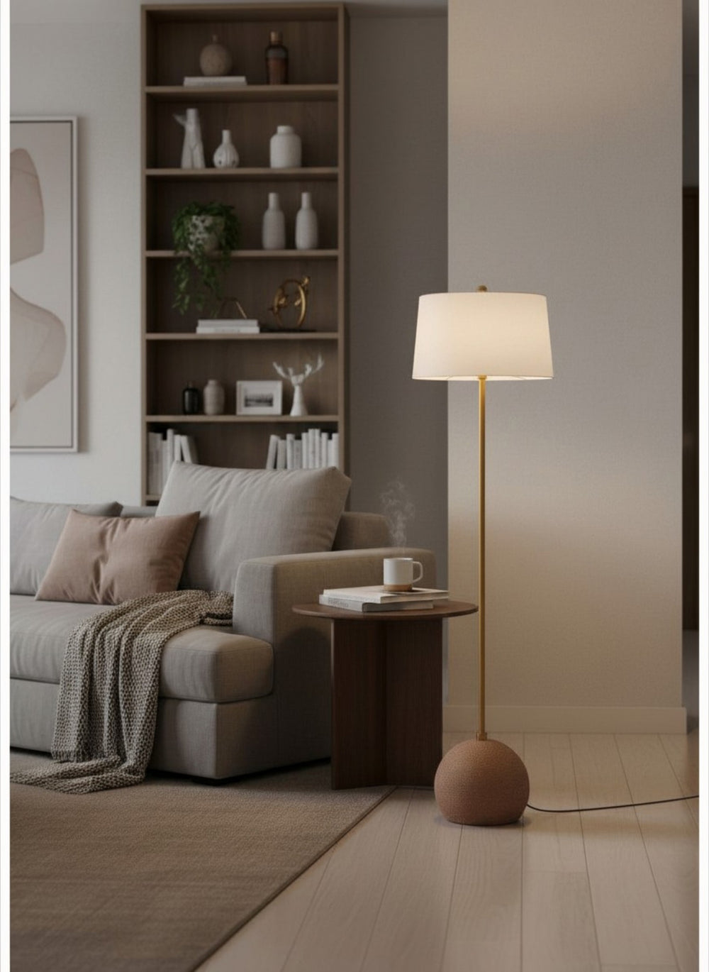 Faye 1 Light Floor Lamp by Dainolite - view 2