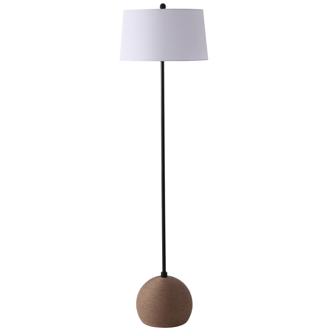 Faye 1 Light Floor Lamp in Matte Black by Dainolite