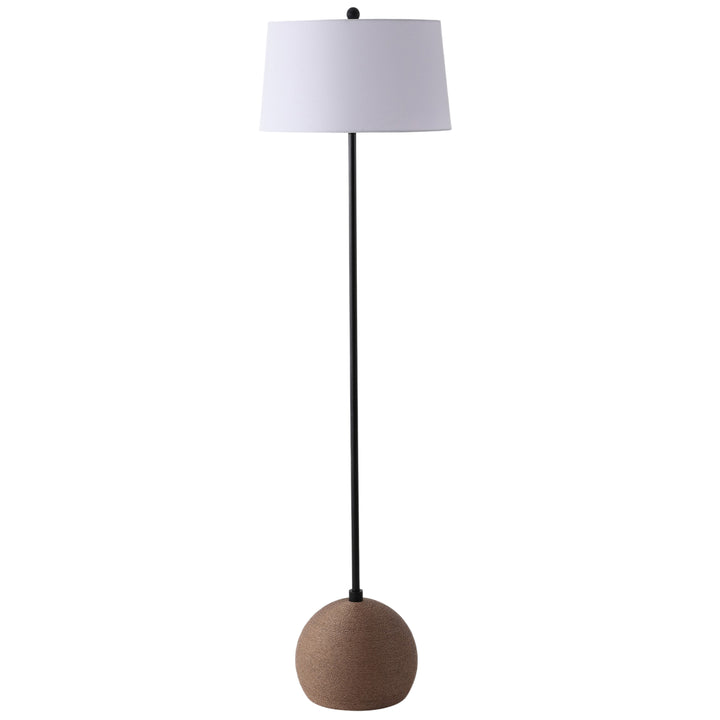 Faye 1 Light Floor Lamp in Matte Black by Dainolite
