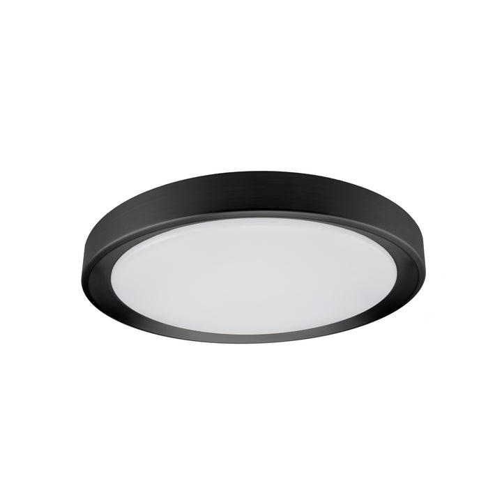 Flynn 24W 5CCT Flush Mount in Sandy Black by Dainolite
