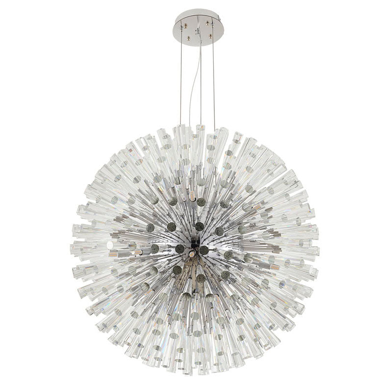 Frame Chandelier with Clear Crystal Spikes by Bethel - view 22