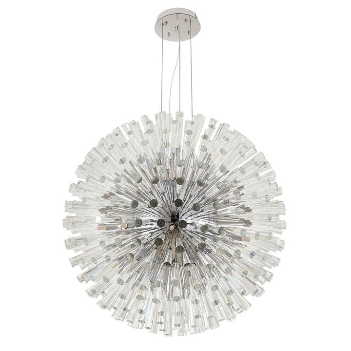 Frame Chandelier with Clear Crystal Spikes by Bethel - view 22