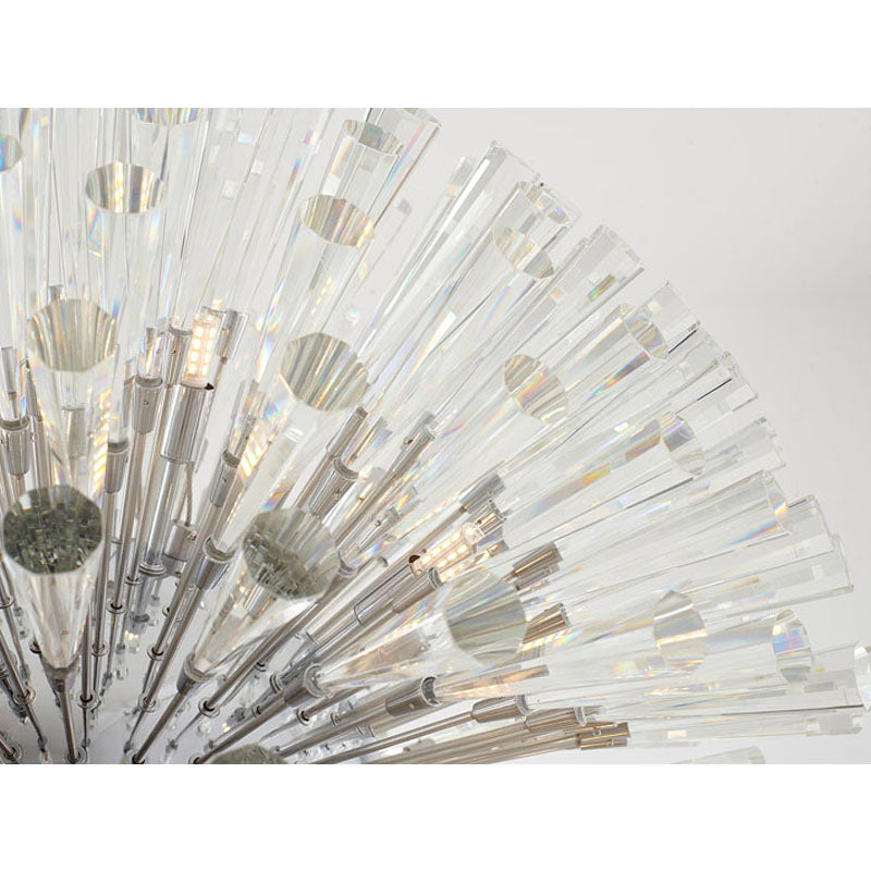 Frame Chandelier with Clear Crystal Spikes by Bethel - view 29