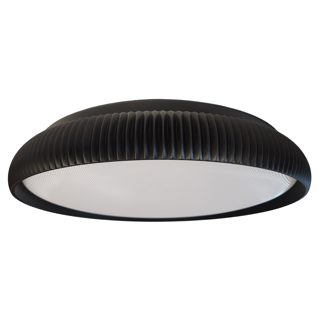Giulia 30W 5CCT Flush Mount in Matte Black by Dainolite