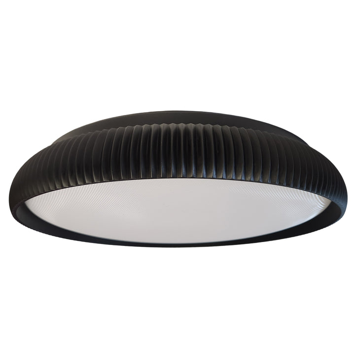 Giulia 30W 5CCT Flush Mount in Matte Black by Dainolite