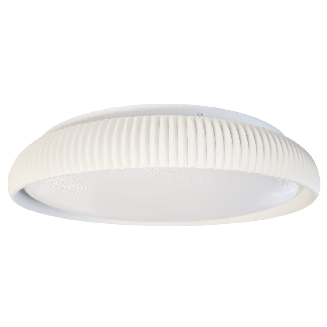 Giulia 30W 5CCT Flush Mount in Matte White by Dainolite