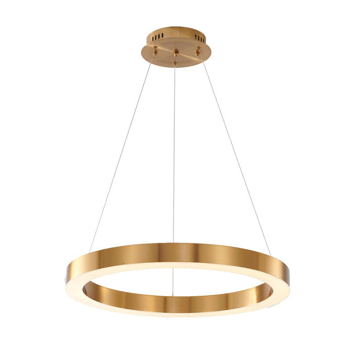 Frame LED Halo Chandelier, 23.62" / 4000K, by Bethel