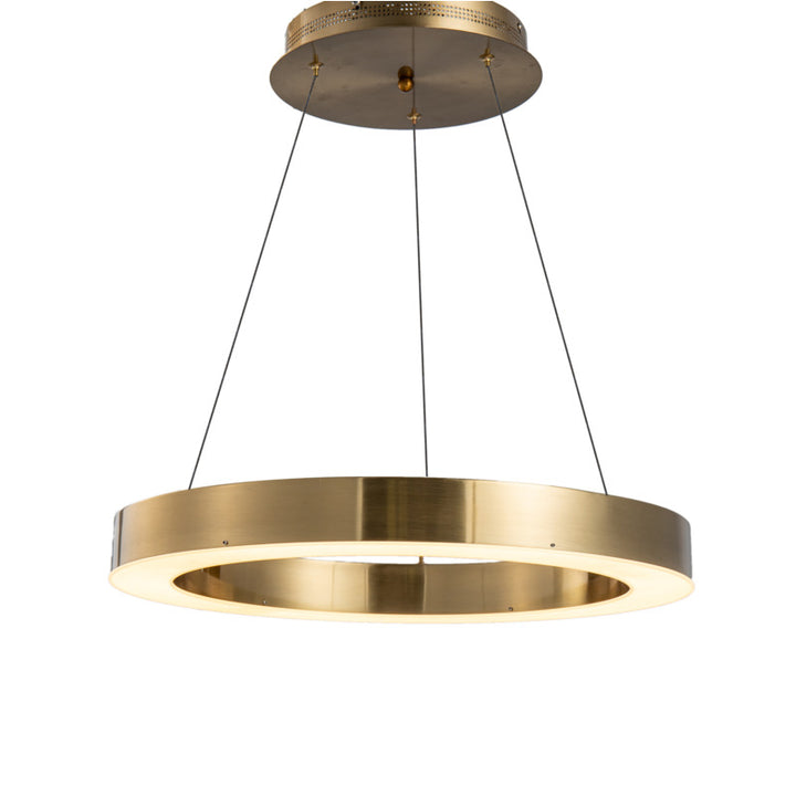 Frame LED Halo Chandelier, 23.62" / 3000K, by Bethel