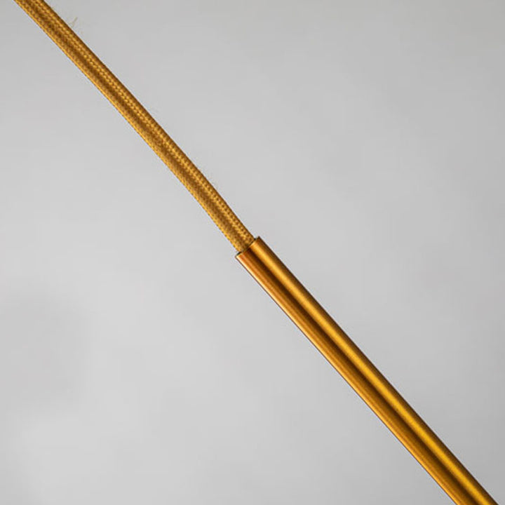 Bronzed Ombre Shade Single Pendant Light with Gold Hardware by Bethel - view 4