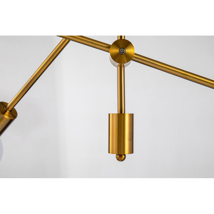 Antique Frame Sputnik Ceiling Fixture by Bethel - view 3