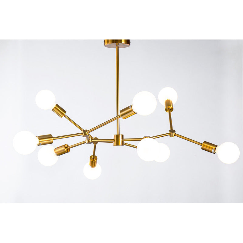 Antique Gold Branch Frame Ceiling Fixture by Bethel