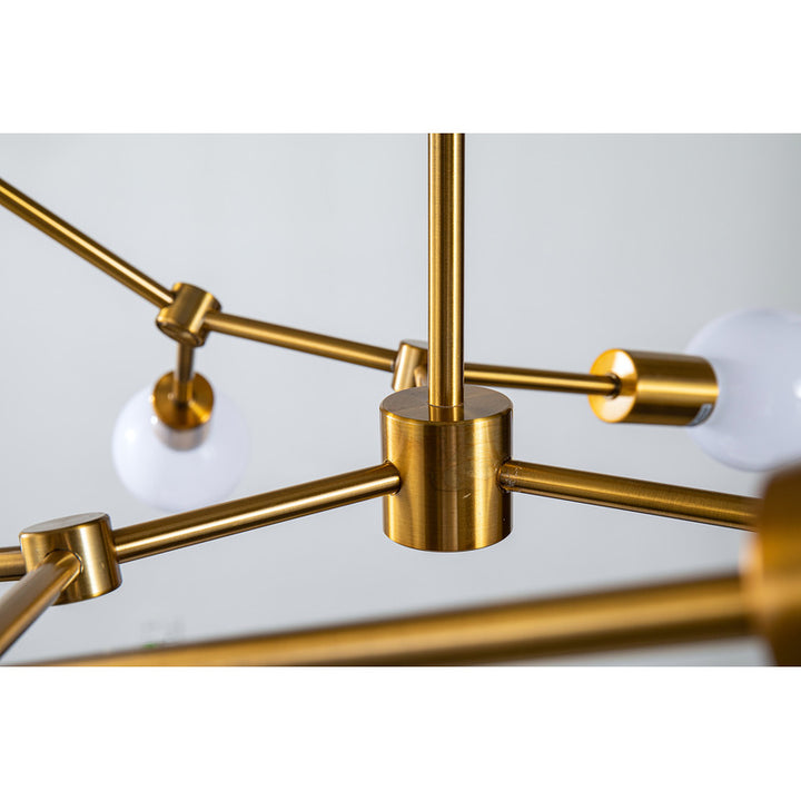 Antique Gold Branch Frame Ceiling Fixture by Bethel - view 3