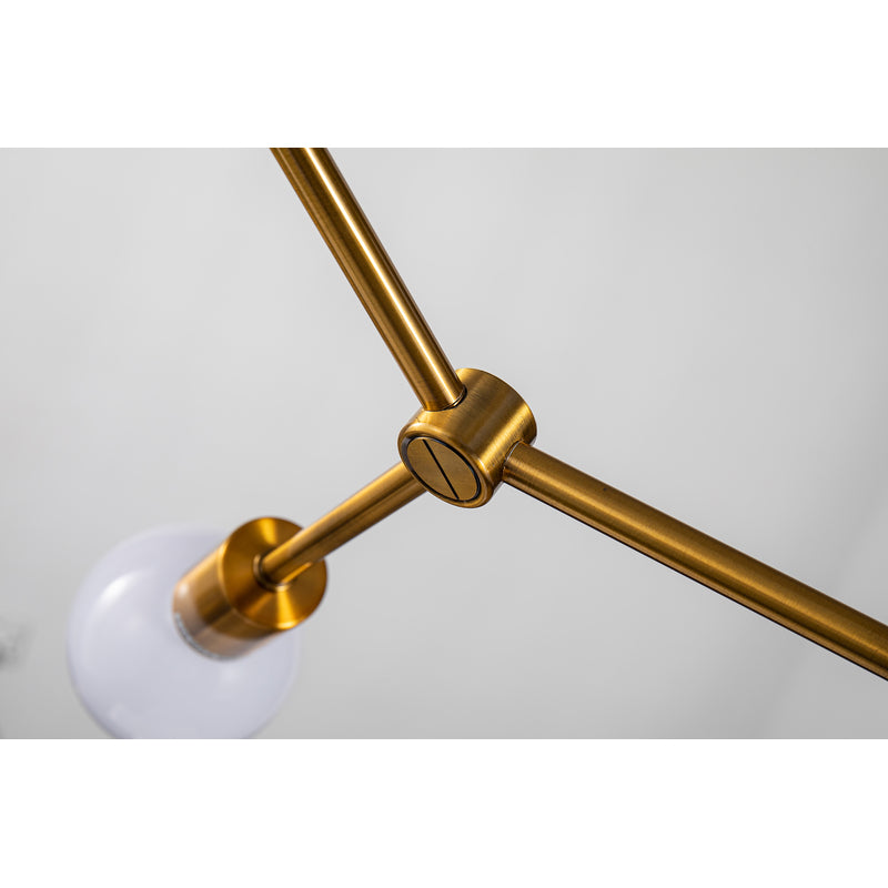 Antique Gold Branch Frame Ceiling Fixture by Bethel - view 4