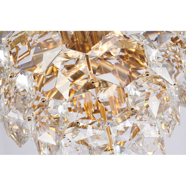 Frame Chandelier with Clear Hanging Crystals (GL431) by Bethel - view 52