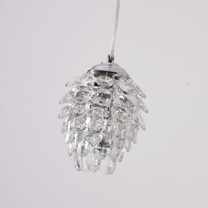 Crystal Pineapple Pendant Light with Frame by Bethel - view 7
