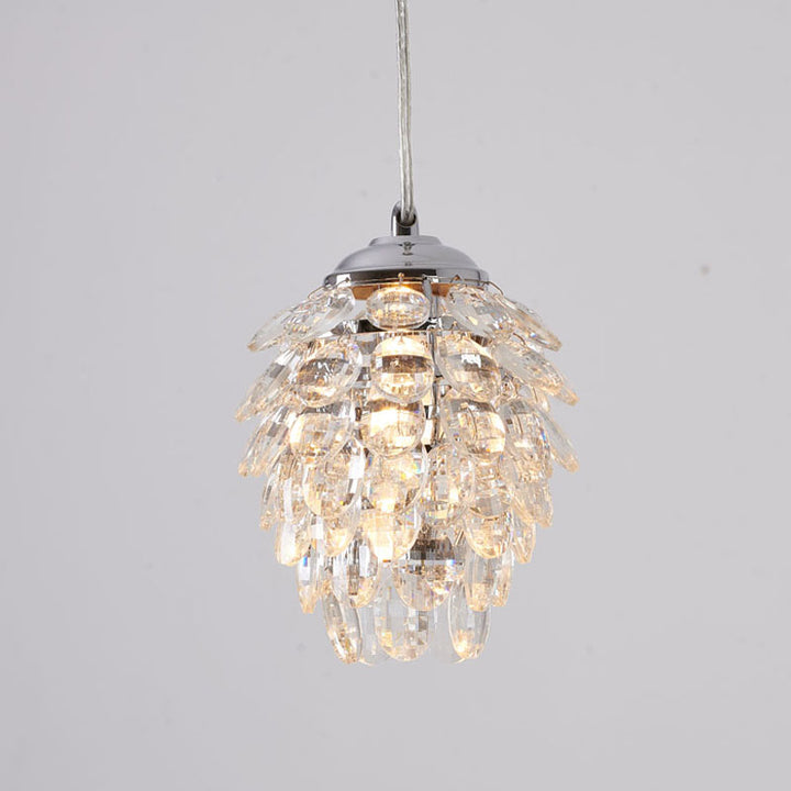 Crystal Pineapple Pendant Light with Frame by Bethel - view 8