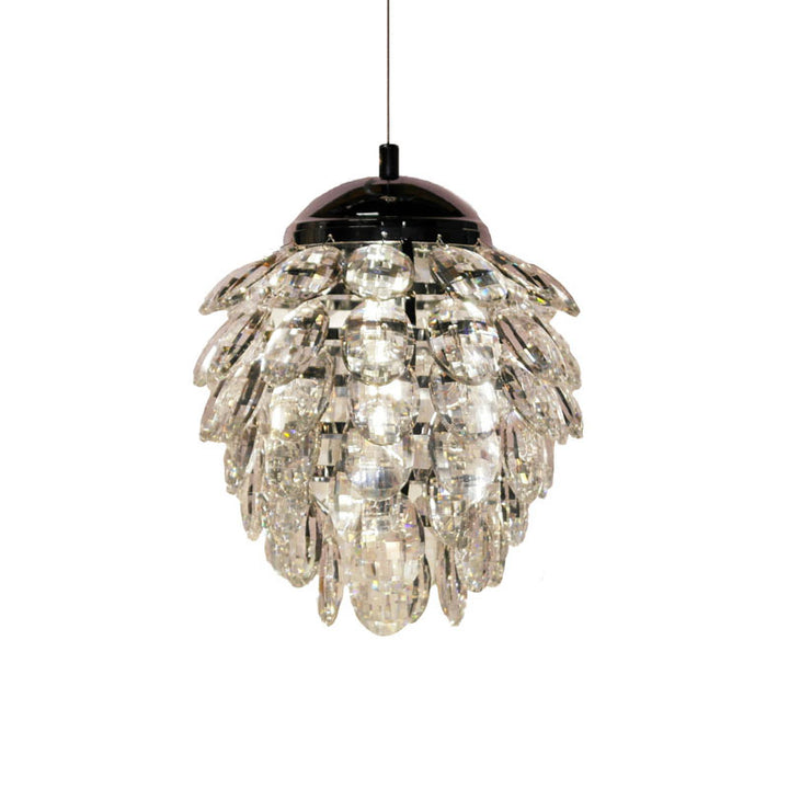 Crystal Pineapple Pendant Light with Frame by Bethel - view 10