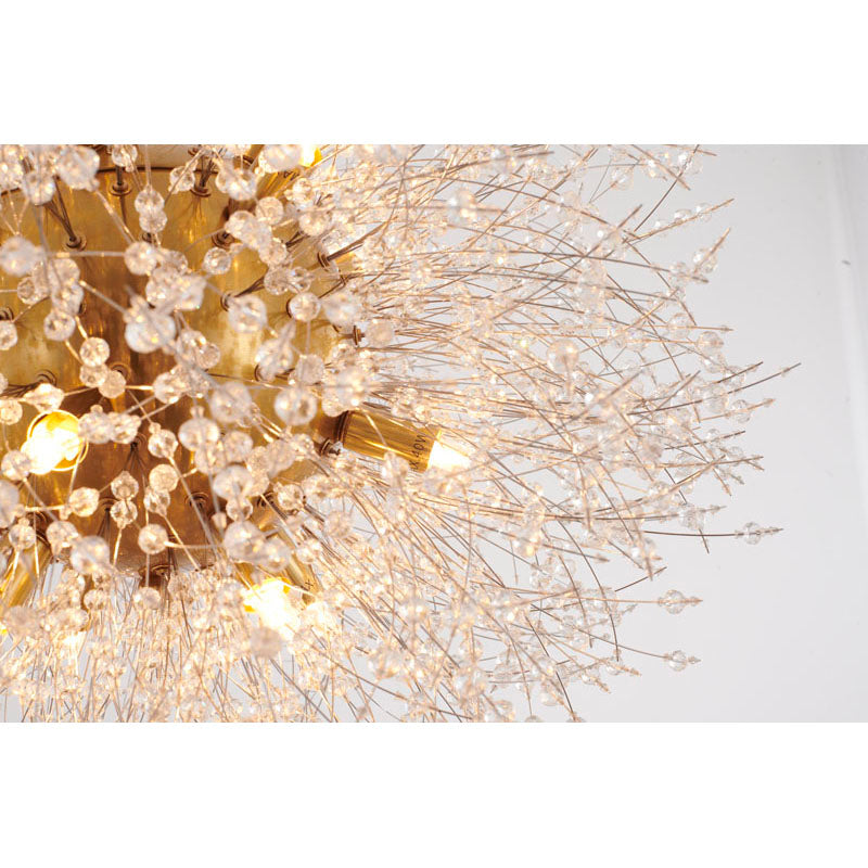 Clear Crystal Firework Chandelier with Hardware by Bethel - view 3