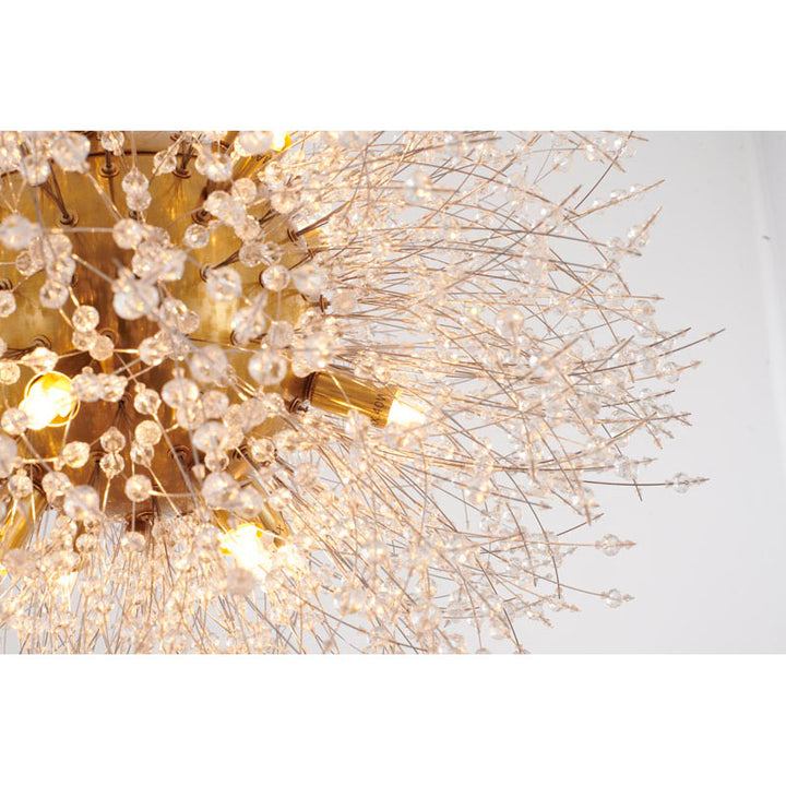 Clear Crystal Firework Chandelier with Hardware by Bethel - view 3