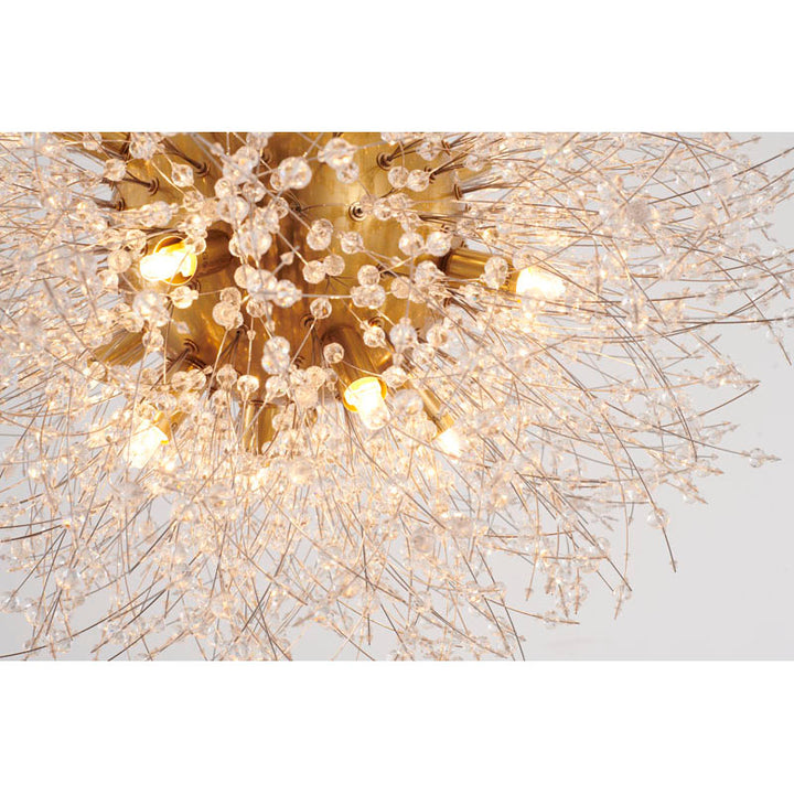 Clear Crystal Firework Chandelier with Hardware by Bethel - view 4